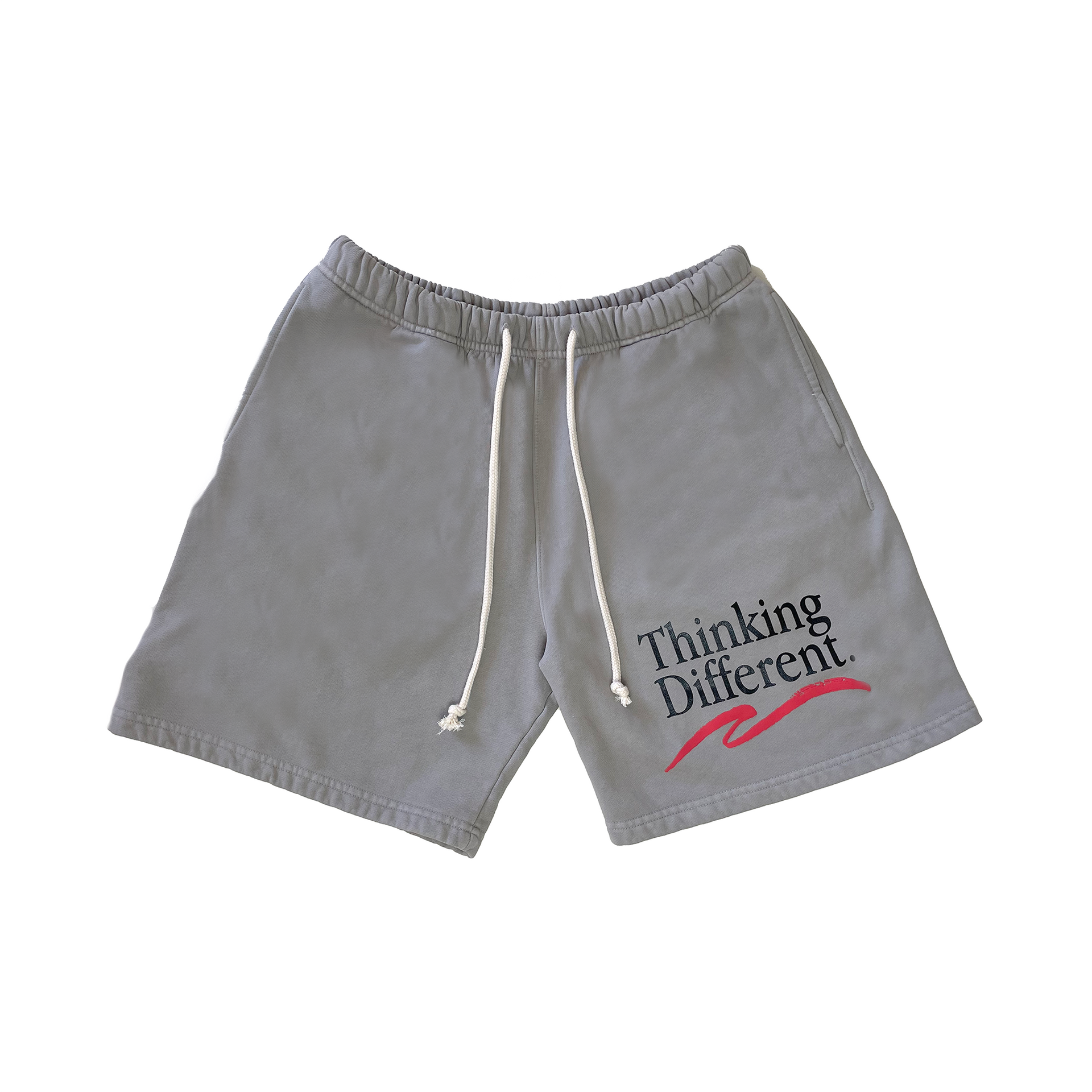 Thinking Different Brushstroke Shorts - Grey