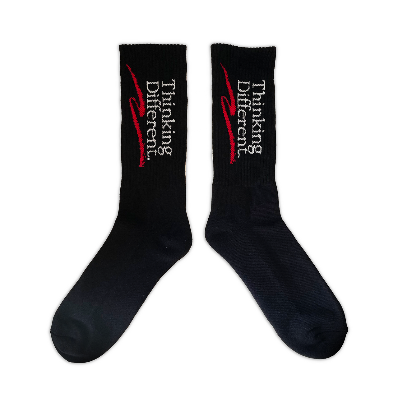 Brushstroke Sock - Black